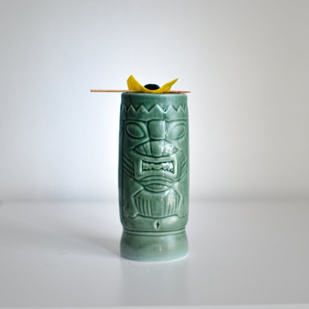 Green Moai Tiki