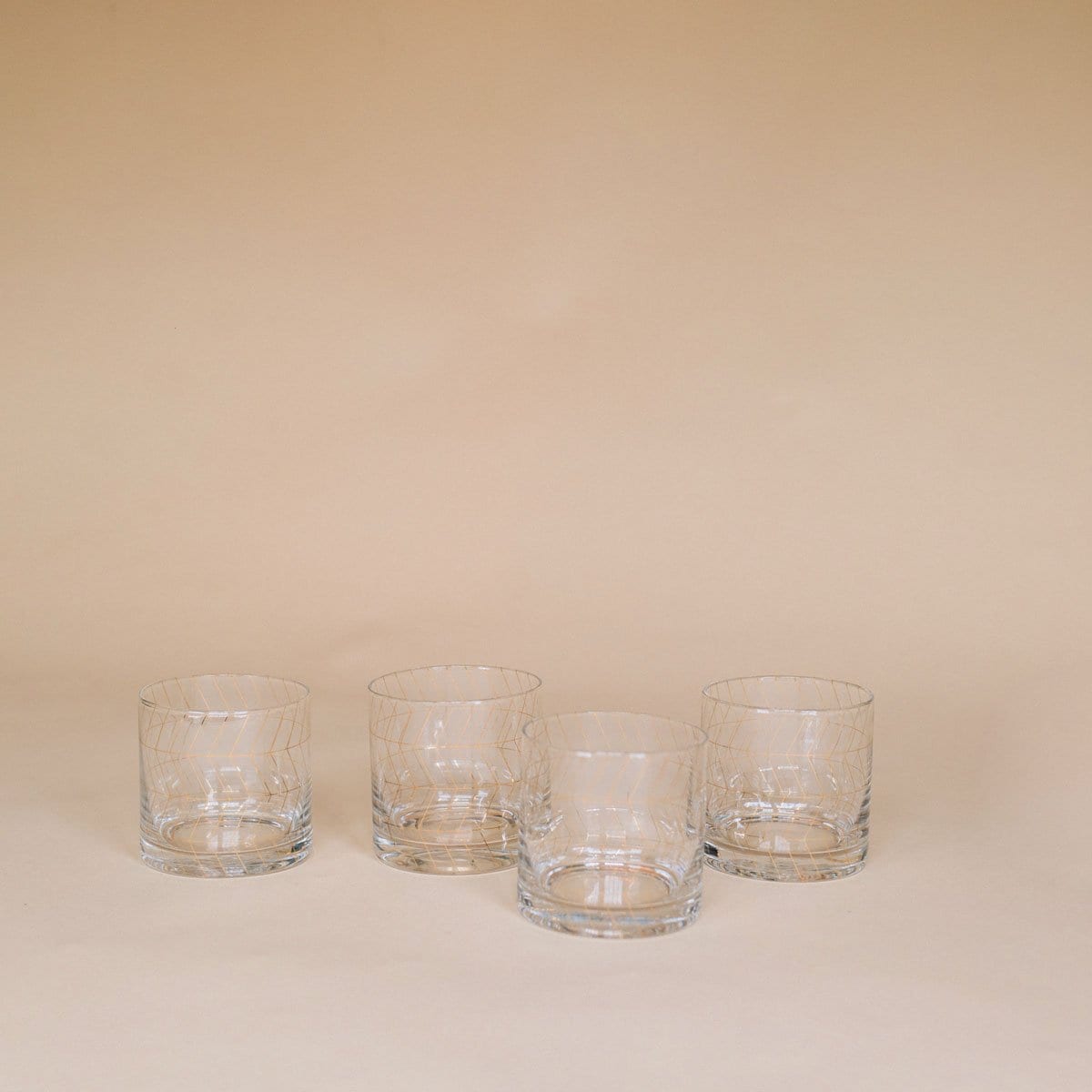 Geo Metro Rocks Glass